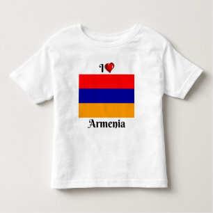 T-shirt Pour Les Tous Petits J'aime l'Arménie