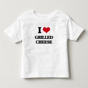 T-shirt Pour Les Tous Petits J'aime le fromage grillé