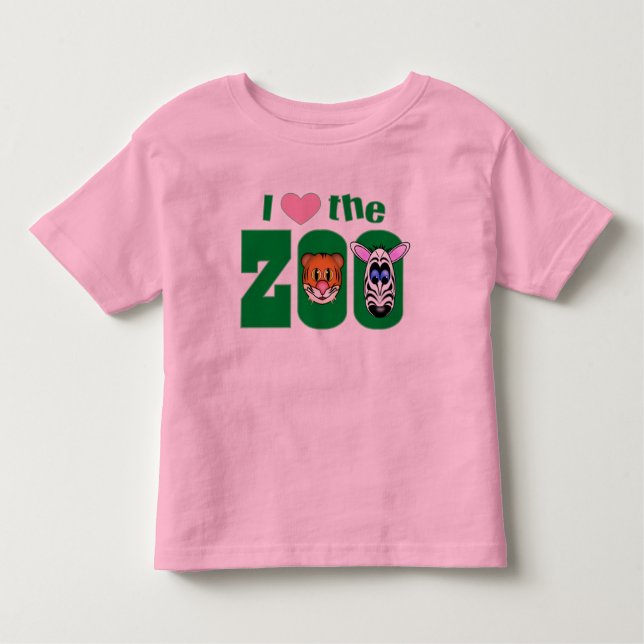 T-shirt Pour Les Tous Petits J'aime le ZOO (Devant)