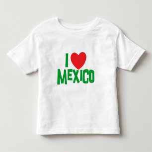 T-shirt Pour Les Tous Petits J'aime l'enfant en bas âge du Mexique