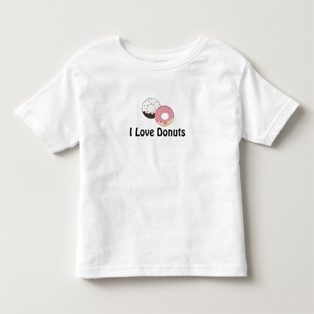 T-shirt Pour Les Tous Petits J'aime les beignets (Devant)