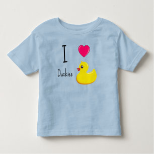 T-shirt Pour Les Tous Petits J'aime les canards