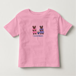 T-shirt Pour Les Tous Petits J'aime les ours
