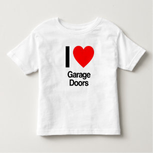 T-shirt Pour Les Tous Petits j'aime les portes de garage