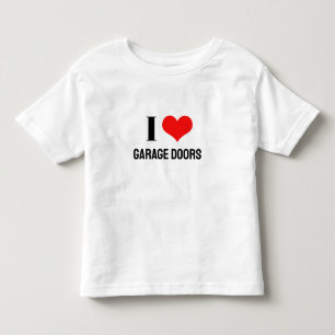 T-shirt Pour Les Tous Petits J'aime les portes de garage Cadeau drôle de Noël c