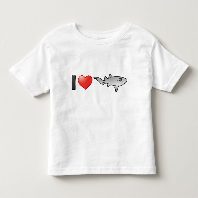 T-shirt Pour Les Tous Petits J'aime les requins infirmières (Devant)