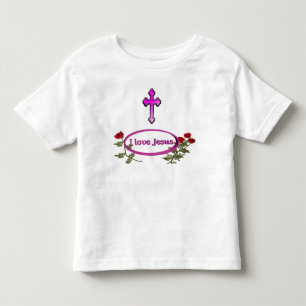 T-shirt Pour Les Tous Petits J'aime les vêtements de Jésus