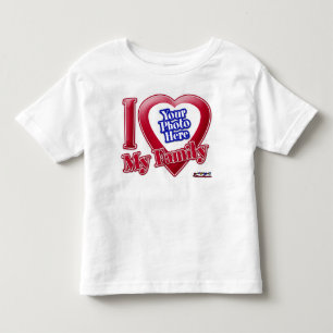 T-shirt Pour Les Tous Petits J'aime ma famille - photo