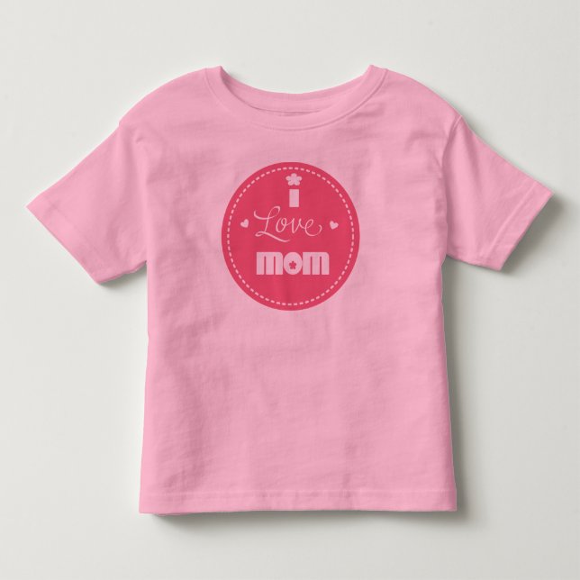 T-shirt Pour Les Tous Petits J'aime maman (Devant)