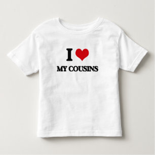 T-shirt Pour Les Tous Petits J'aime mes cousins