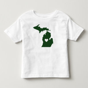T-shirt Pour Les Tous Petits J'aime Michigan