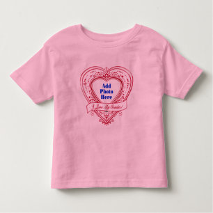 T-shirt Pour Les Tous Petits J'Aime Mon Cousin ! Photo Red Hearts