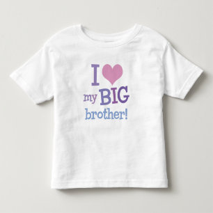 T-shirt Pour Les Tous Petits J'Aime Mon Grand Frère