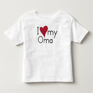 T-shirt Pour Les Tous Petits J'aime mon Oma