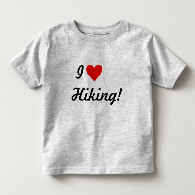 T-shirt Pour Les Tous Petits J'AIME Randonnée (Devant)