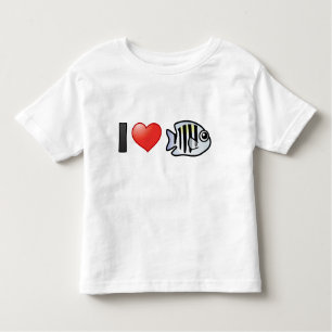T-shirt Pour Les Tous Petits J'aime sergent-major