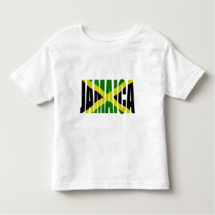 T-shirt Pour Les Tous Petits Jamaïque et Flag