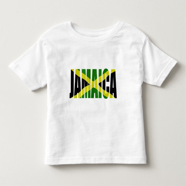 T-shirt Pour Les Tous Petits Jamaïque et Flag (Devant)
