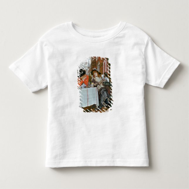 T-shirt Pour Les Tous Petits James Jacques Joseph Tissot | un déjeuner (Devant)