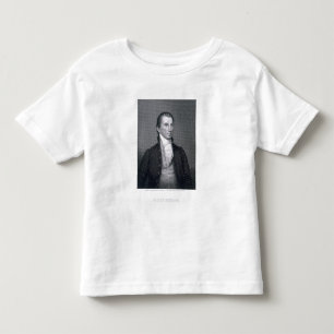 T-shirt Pour Les Tous Petits James Monroe, gravé par brun Durand (1796 de