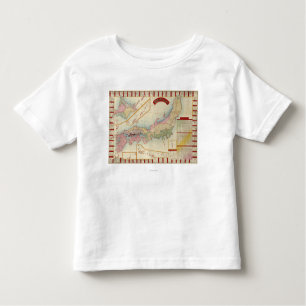 T-shirt Pour Les Tous Petits JapanPanoramic MapJapan