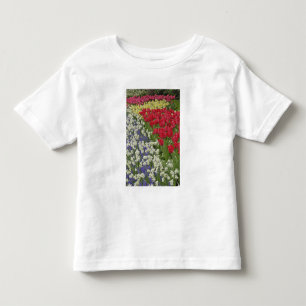 T-shirt Pour Les Tous Petits Jardin de tulipes et de jonquilles, Jardins de Keu