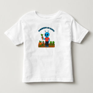 T-shirt Pour Les Tous Petits Jardinage sur Terre