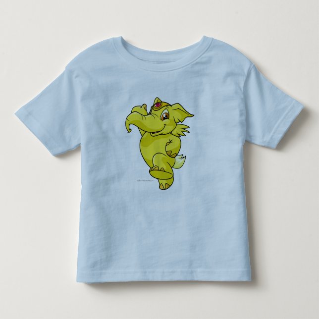 T-shirt Pour Les Tous Petits Jaune d'Elephante (Devant)