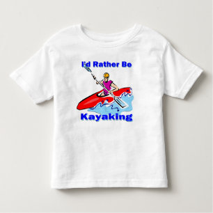 T-shirt Pour Les Tous Petits J'aurais plutôt 1 ans Kayaking