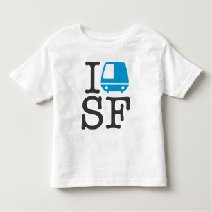 T-shirt Pour Les Tous Petits Je Bart SF Toddler Shirt
