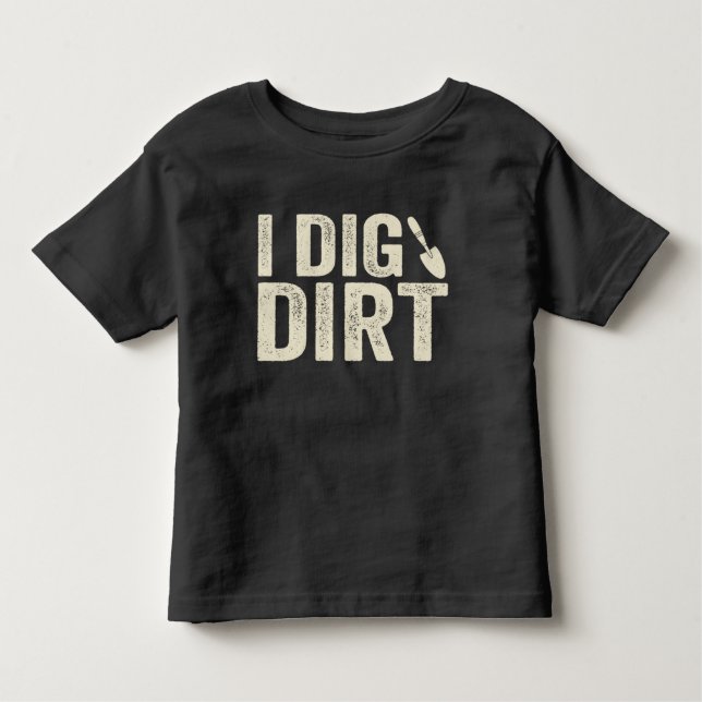 T-shirt Pour Les Tous Petits Je Creuse Dirt Tee (Devant)