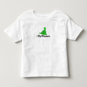 T-shirt Pour Les Tous Petits Je creuse les dinosaures