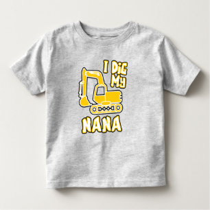T-shirt Pour Les Tous Petits Je Creuse Ma Nana