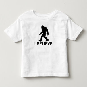 T-shirt Pour Les Tous Petits Je crois en Bigfoot