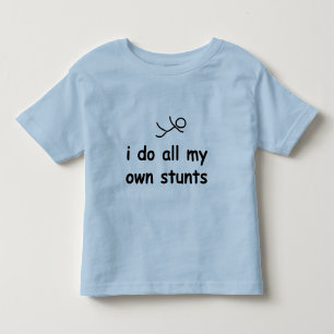 T-shirt Pour Les Tous Petits Je fais tout mes propres cascades