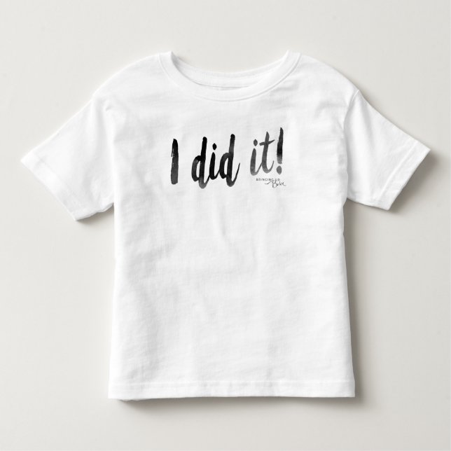 T-shirt Pour Les Tous Petits Je L'Ai Fait !T-shirt (Devant)