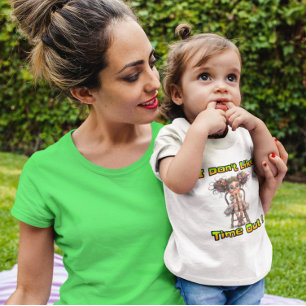 T-shirt Pour Les Tous Petits Je n'aime pas les temps morts 