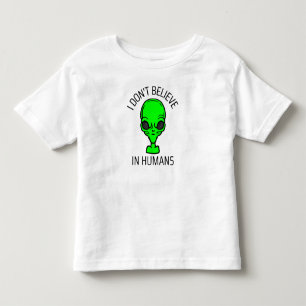 T-shirt Pour Les Tous Petits Je ne crois pas aux humains