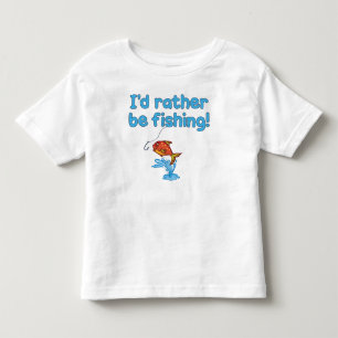 T-shirt Pour Les Tous Petits Je PÊCHERAIS PLUTÔT !