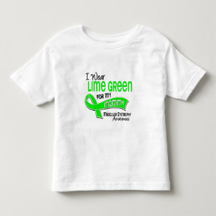 T-shirt Pour Les Tous Petits Je porte la dystrophie musculaire de maman du vert