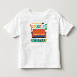 T-shirt Pour Les Tous Petits Je préfèrerais regarder les amis™ Vibrant Grapic