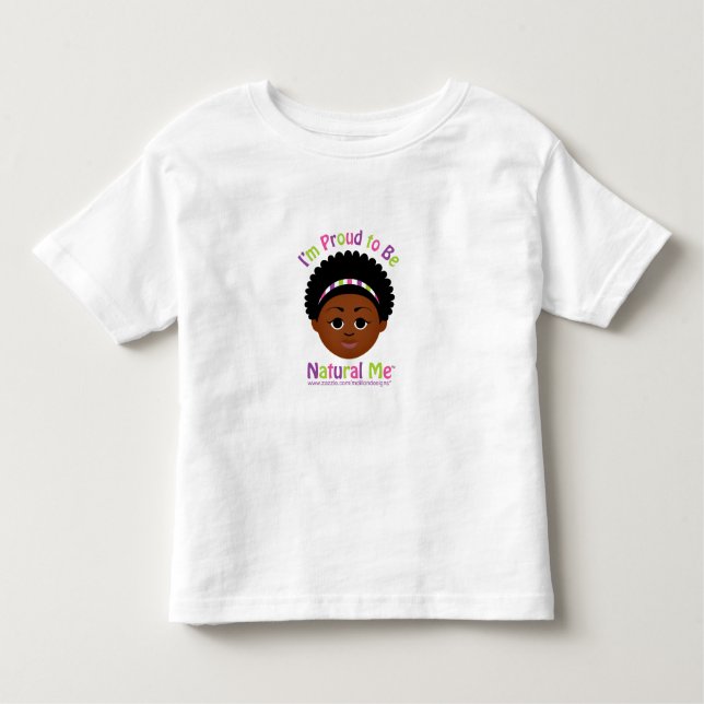 T-shirt Pour Les Tous Petits Je suis fier d'être naturel je ! (Devant)
