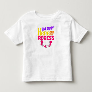 T-shirt Pour Les Tous Petits Je suis juste là pour la récession