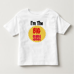 T-shirt Pour Les Tous Petits Je suis le Big Sis