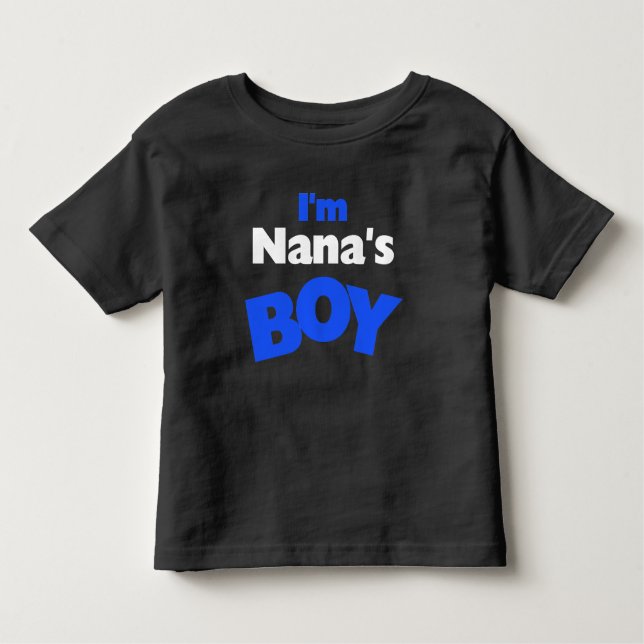 T-shirt Pour Les Tous Petits Je suis le garçon de Nana (Devant)