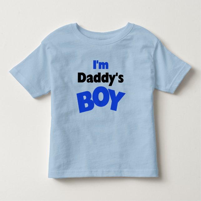 T-shirt Pour Les Tous Petits Je suis le garçon de papa (Devant)