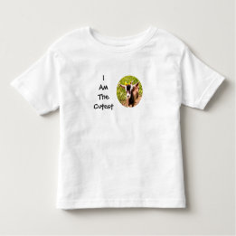 T-shirt Pour Les Tous Petits Je suis l'enfant le plus mignon (la photo de la