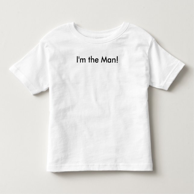 T-shirt Pour Les Tous Petits Je suis l'Homme ! (Devant)