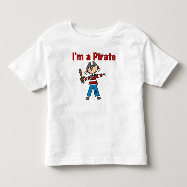 T-shirt Pour Les Tous Petits Je suis Pirate (Devant)