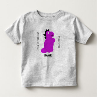T-shirt Pour Les Tous Petits Je suis un Dinosaure, écoute-moi Rawr !